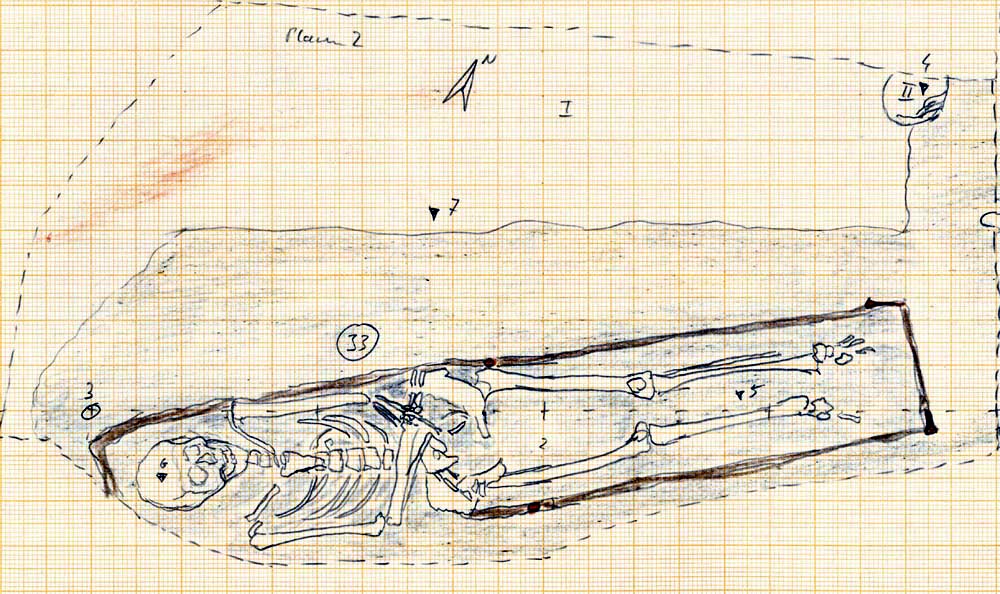Befundzeichnung, Ma�stab 1:10